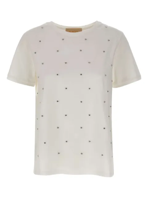 kaos playera con detalles de cristales