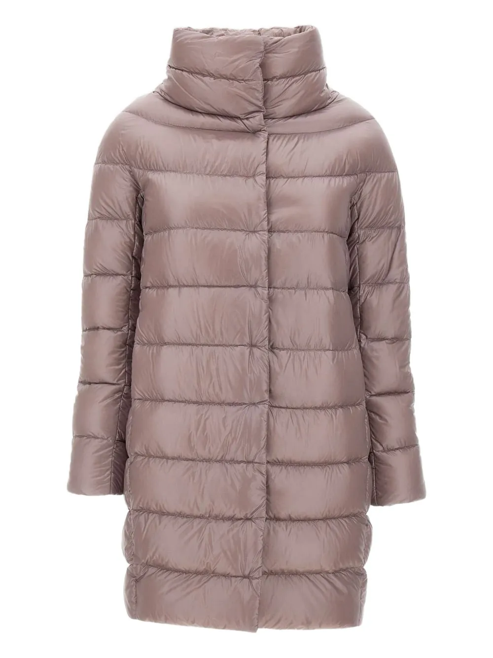 Herno Dora quilted high-neck padded coat | Purple | Image 1