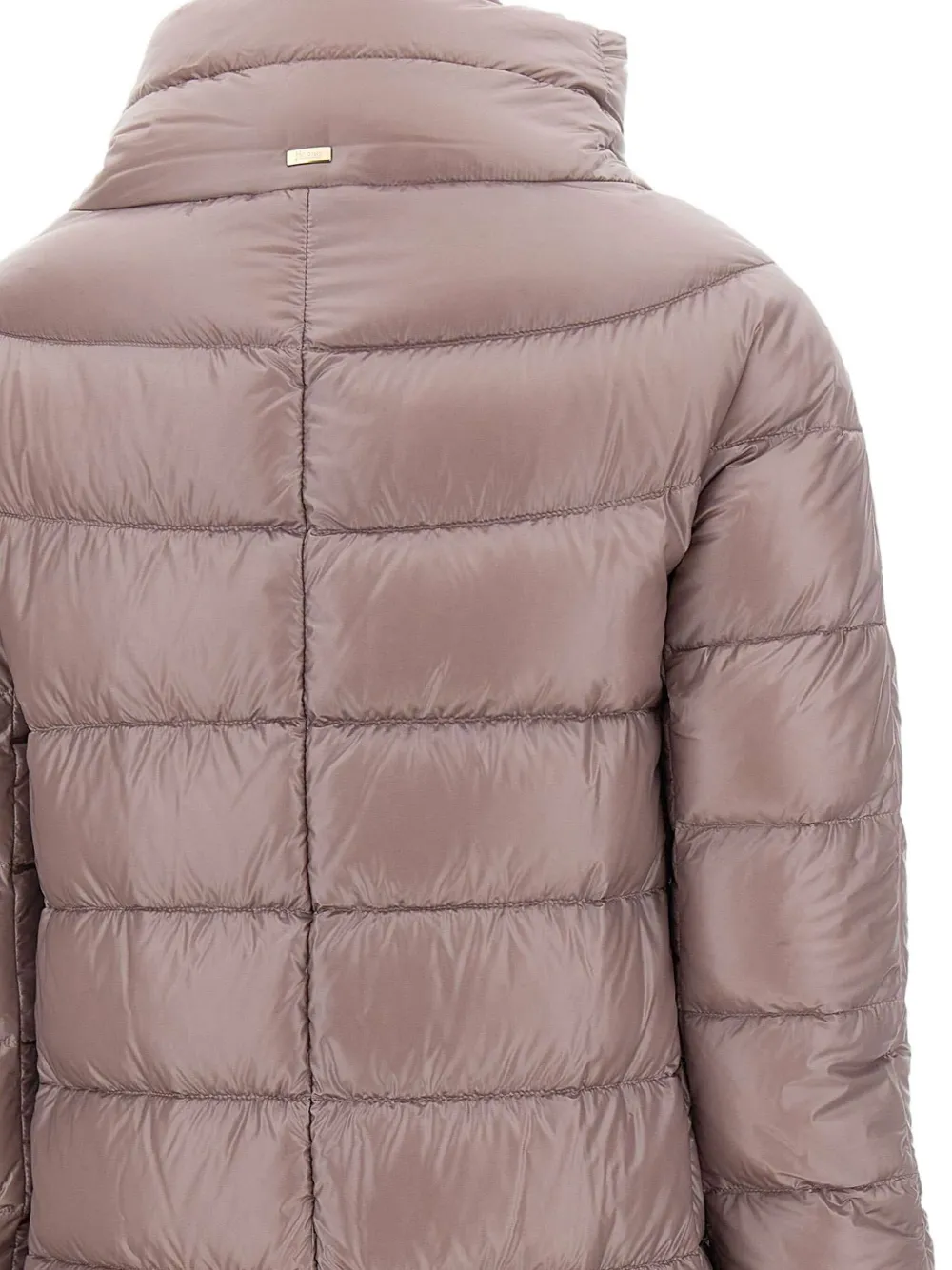 Herno Dora gewatteerde jas met hoge hals Paars