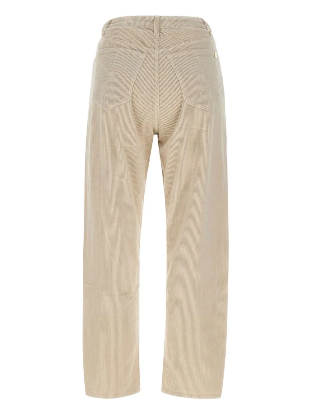 kaos Ribfluwelen broek met knoopsluiting Beige