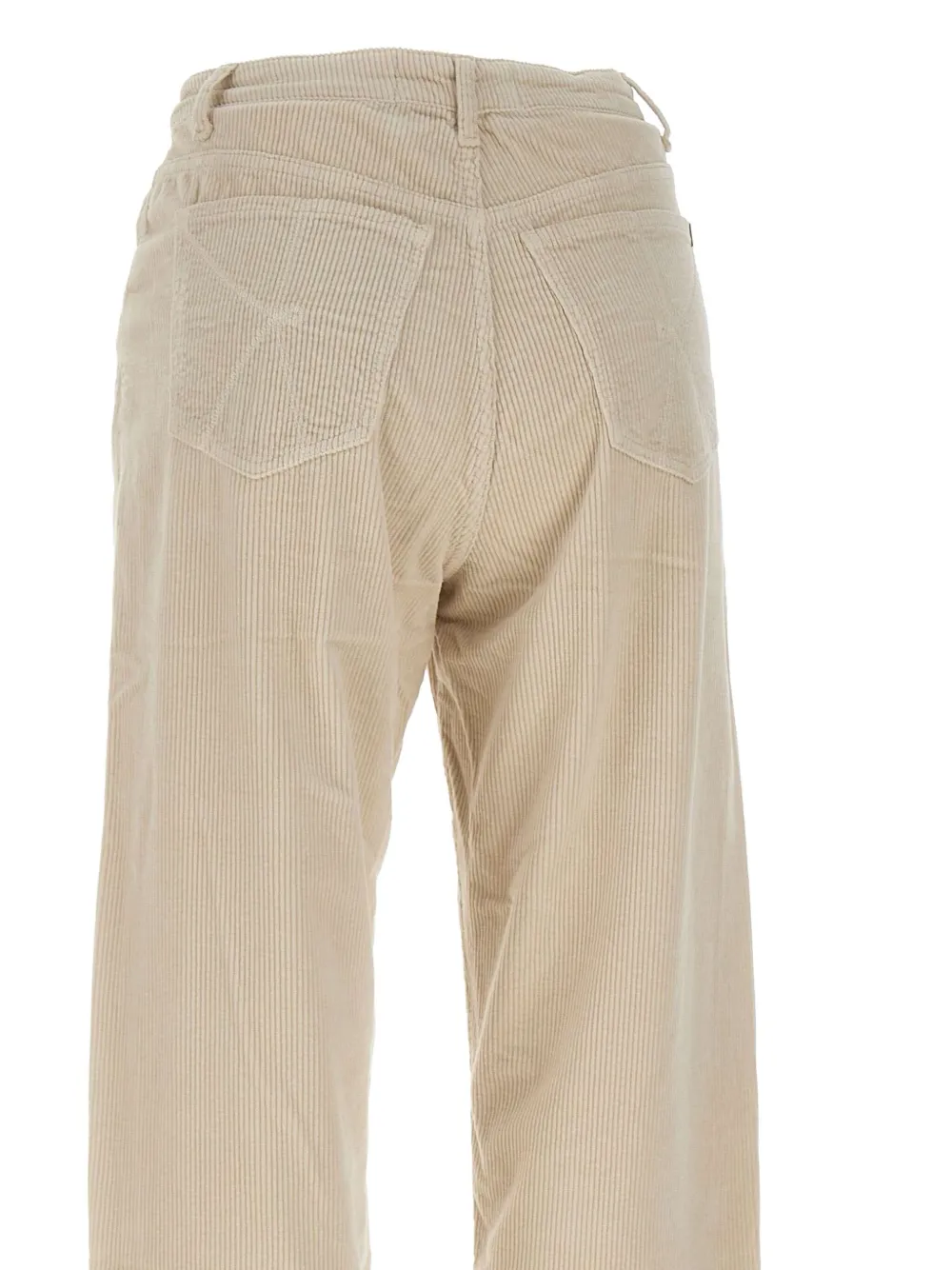 kaos Ribfluwelen broek met knoopsluiting Beige