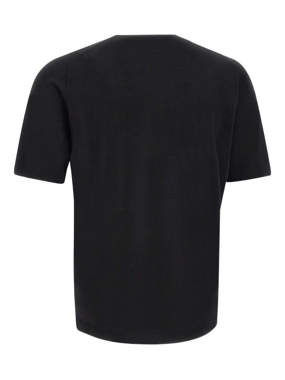 Filippo De Laurentiis short-sleeve wool-blend T-shirt Zwart