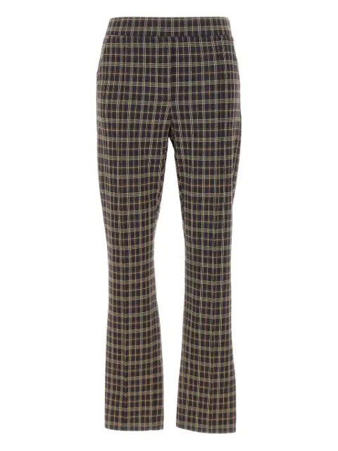 ELENA MIRO` checked trousers