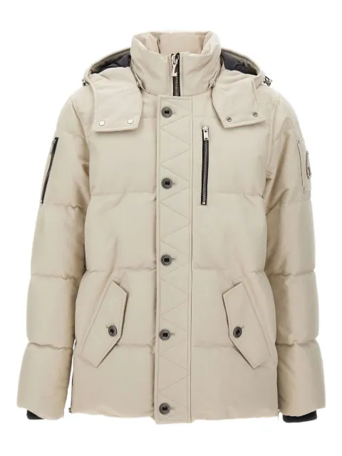 Moose Knuckles removable-hood quilted coat
