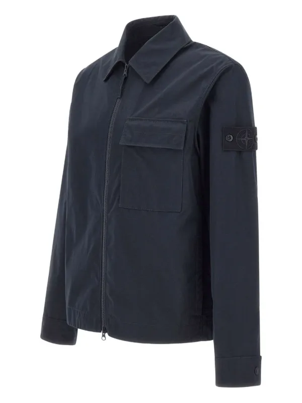 Stone Island チェストポケット ジャケット | ブルー | FARFETCH JP