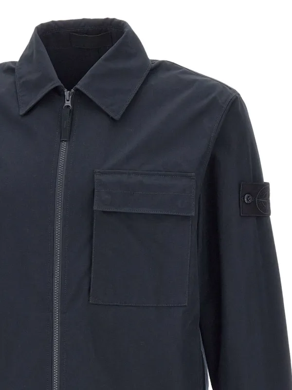 Stone Island チェストポケット ジャケット | ブルー | FARFETCH JP