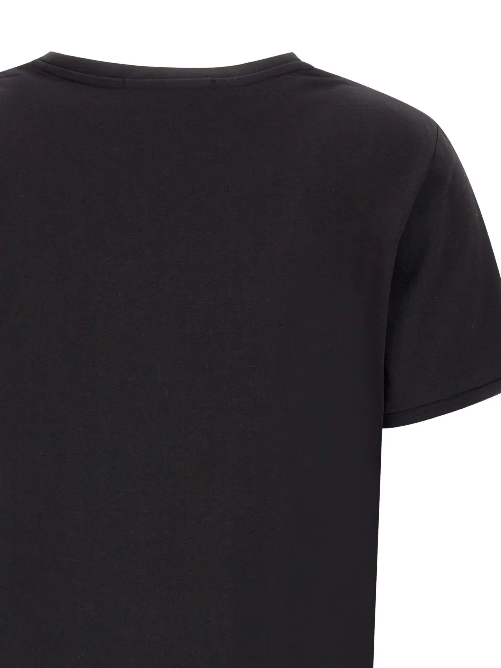 kaos crystal-embellished crew-neck T-shirt Zwart