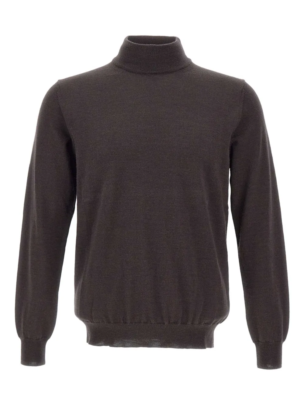 Kangra Cashmere Turtleneck Ribbed-cuff Sweater In Gray