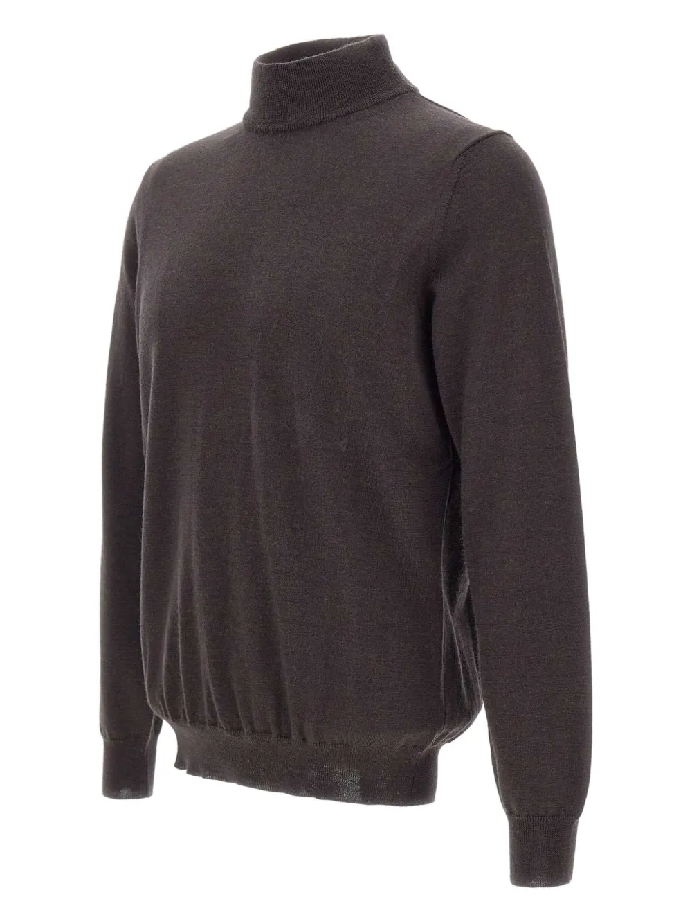 Kangra Cashmere Turtleneck Ribbed-cuff Sweater In Gray