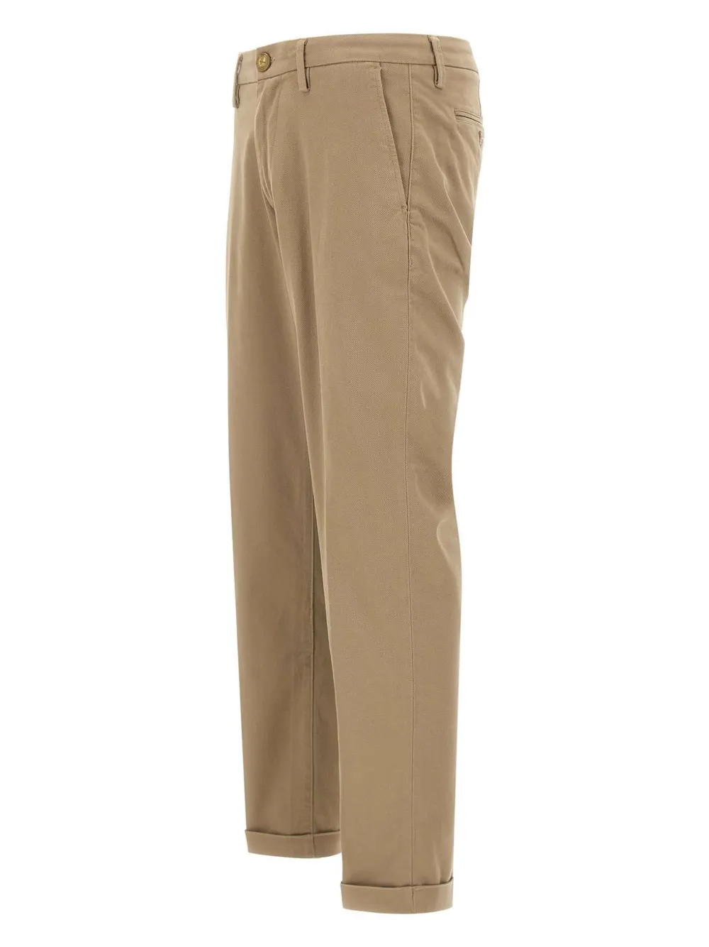 Re-hash Welt-pocket Chinos In Brown
