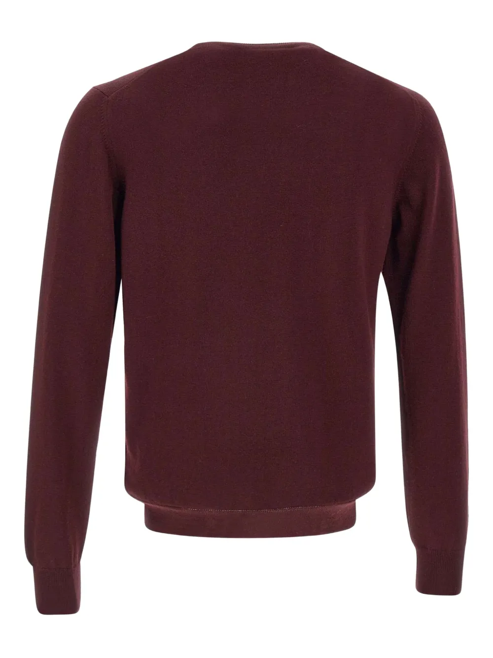 Gran Sasso Man Sweater Burgundy Size 46 Virgin Wool In Burgundy