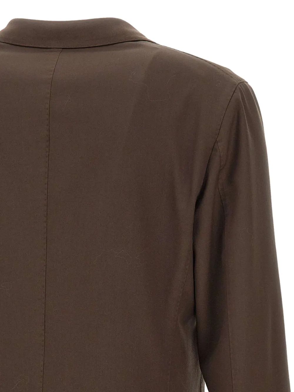 Boglioli narrow-lapel wool blazer Bruin