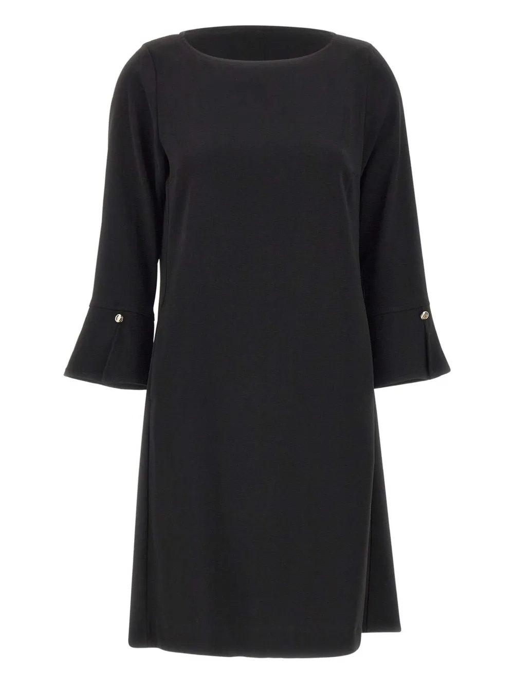 ELENA MIRO` cuff-detail midi dress | Black | Image 1