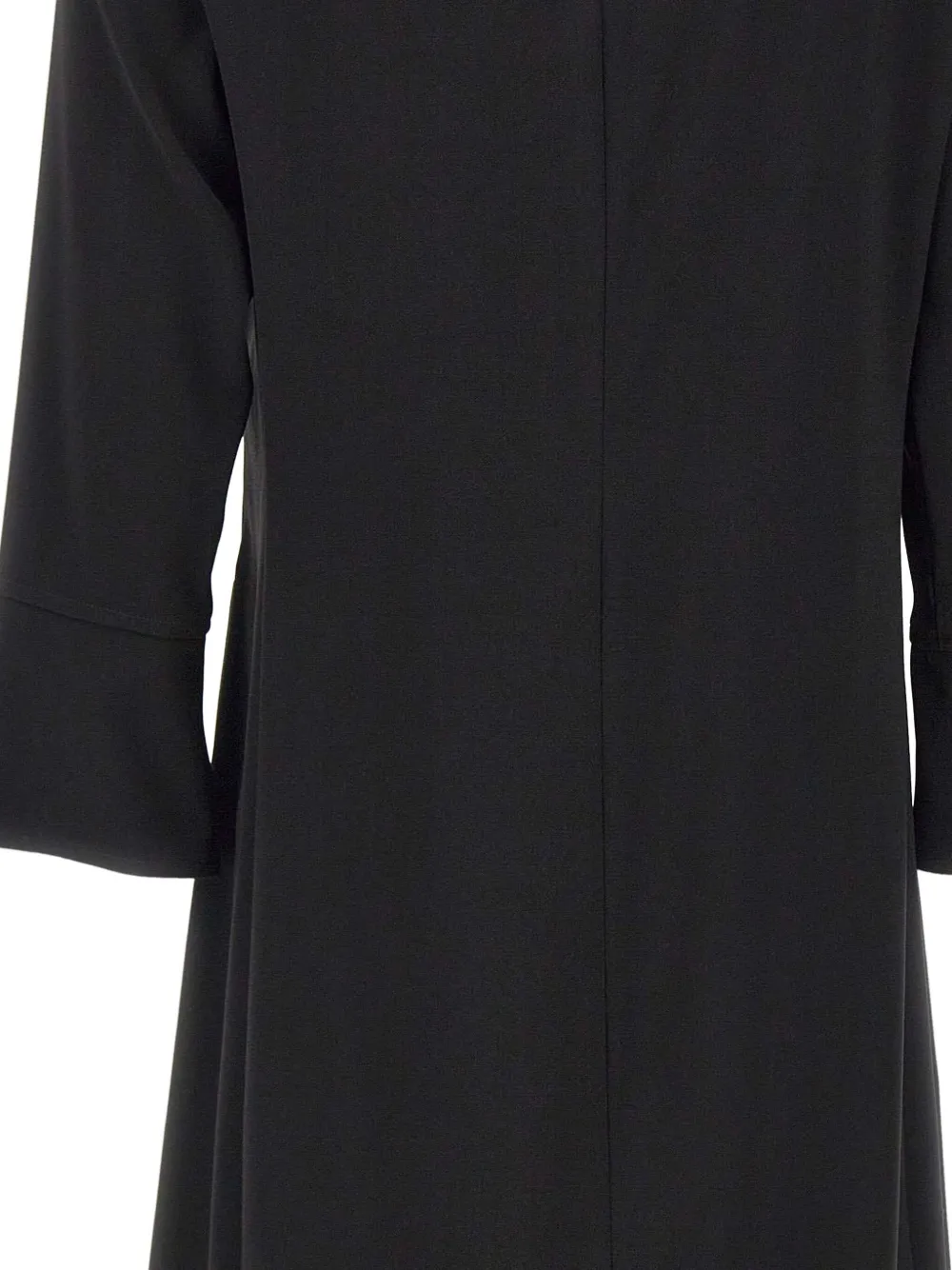 Elena Miro' Cuff-detail Midi Dress In Black