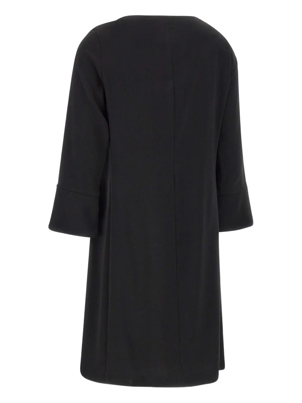 Elena Miro' Cuff-detail Midi Dress In Black