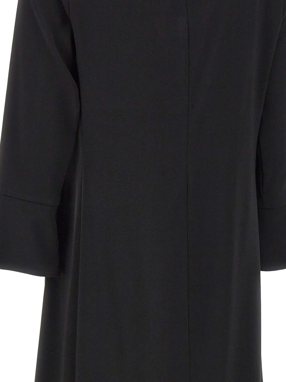 Elena Miro' Cuff-detail Midi Dress In Black