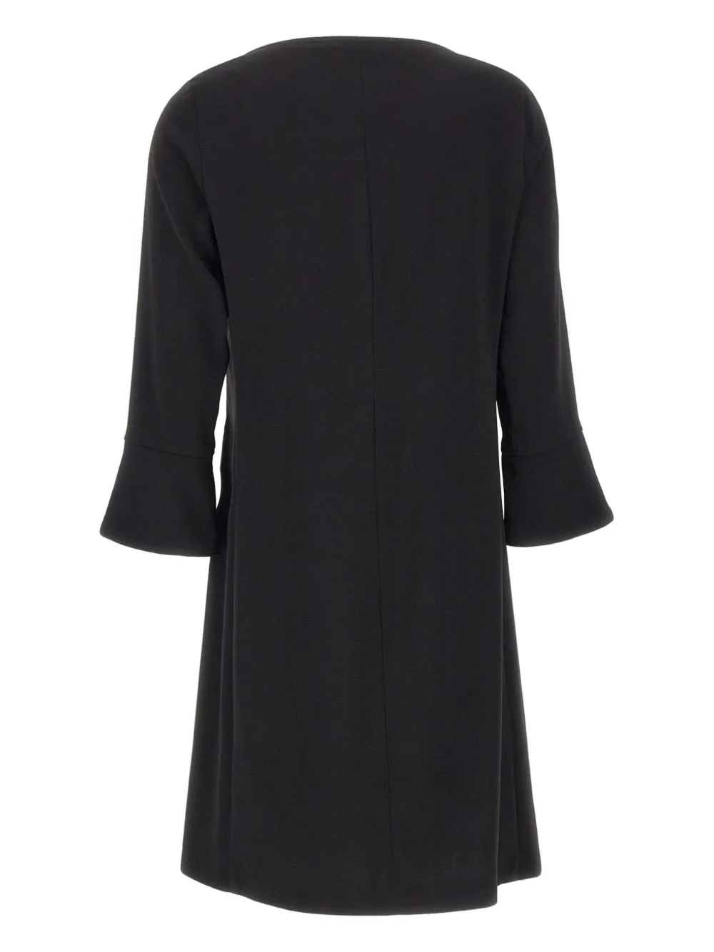 ELENA MIRO` Midi-jurk met manchetdetail - Zwart