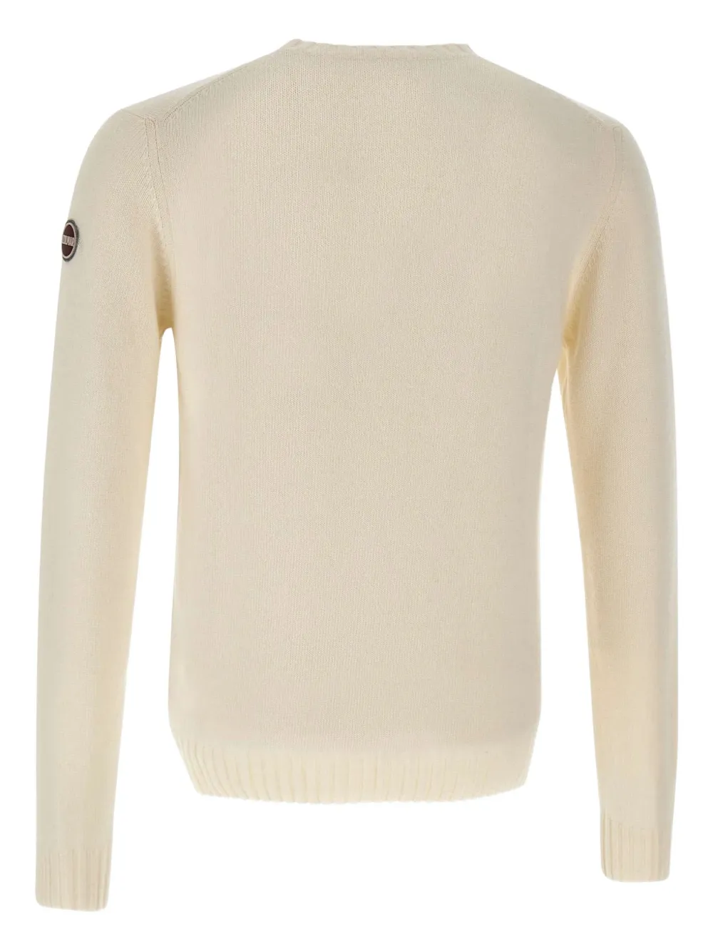 Colmar logo-patch crew-neck sweater - Beige