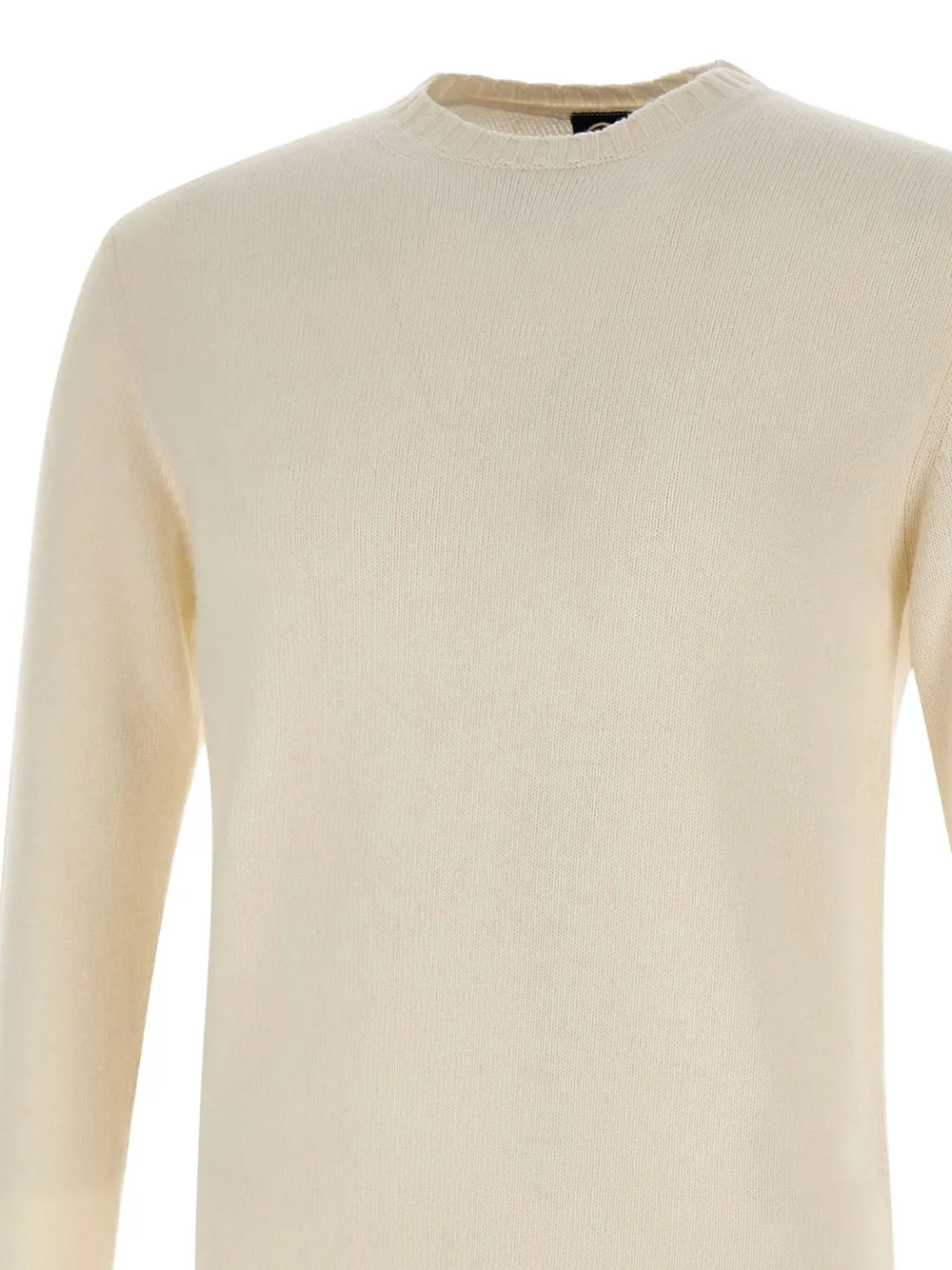 Colmar logo-patch crew-neck sweater Beige