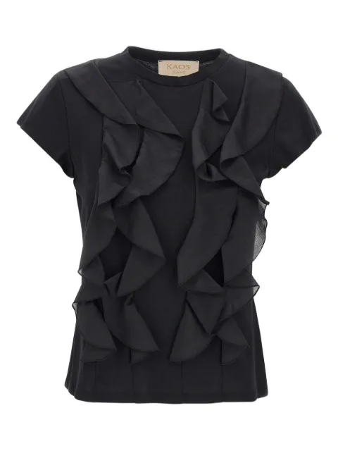 kaos playera con volantes
