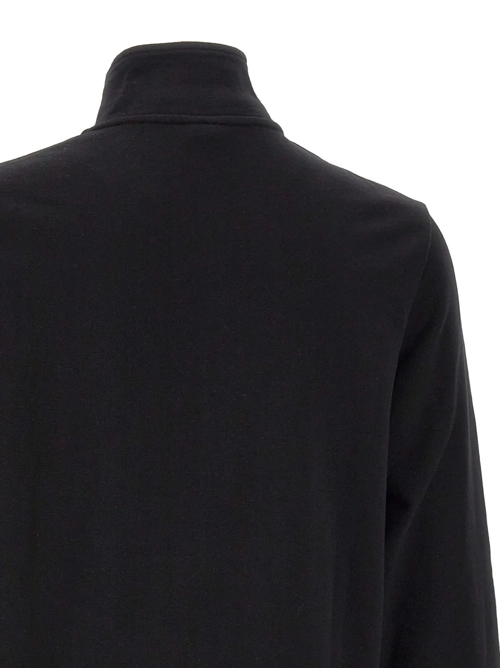Sun68 high-neck logo sweatshirt Zwart