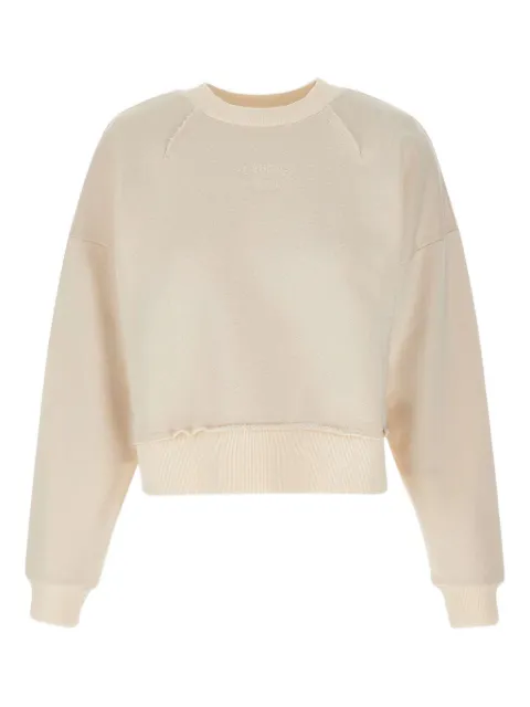 Iceberg embroidered raw-cut sweatshirt