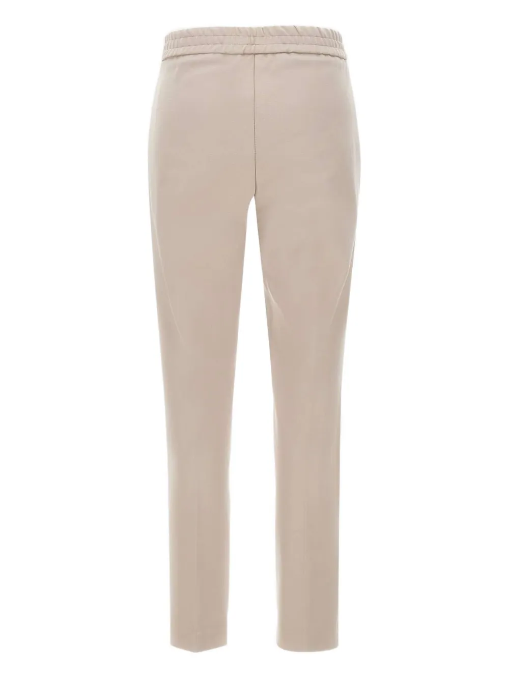 Kaos Broek met elastische taille en franse zak - Beige
