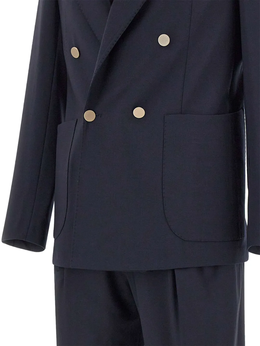 Briglia 1949 double-breasted suit Blauw
