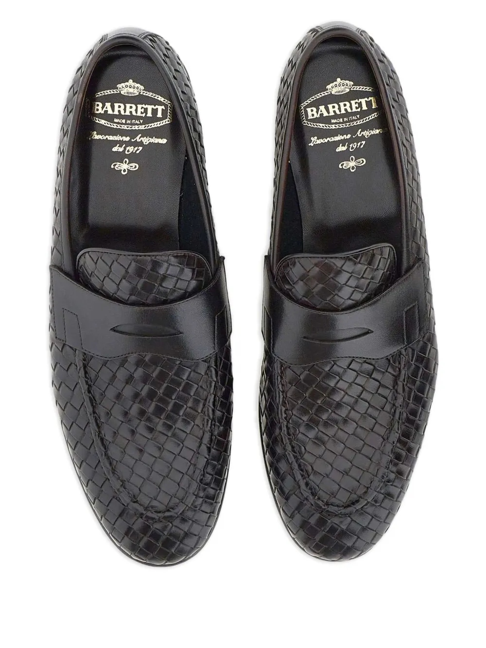 Neil Barrett woven leather loafers Bruin
