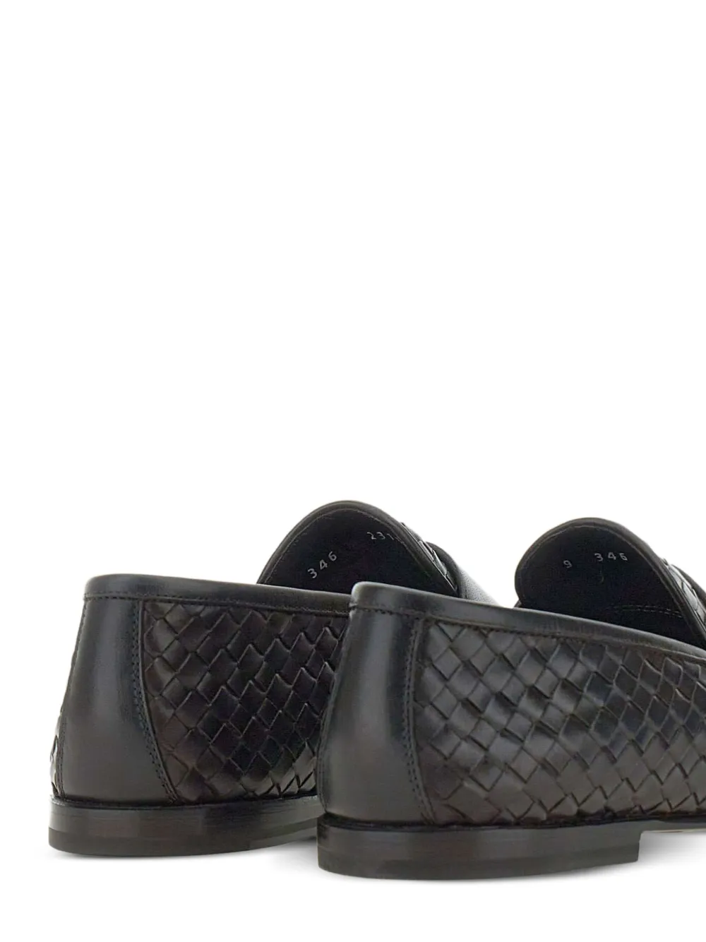 Neil Barrett woven leather loafers Bruin