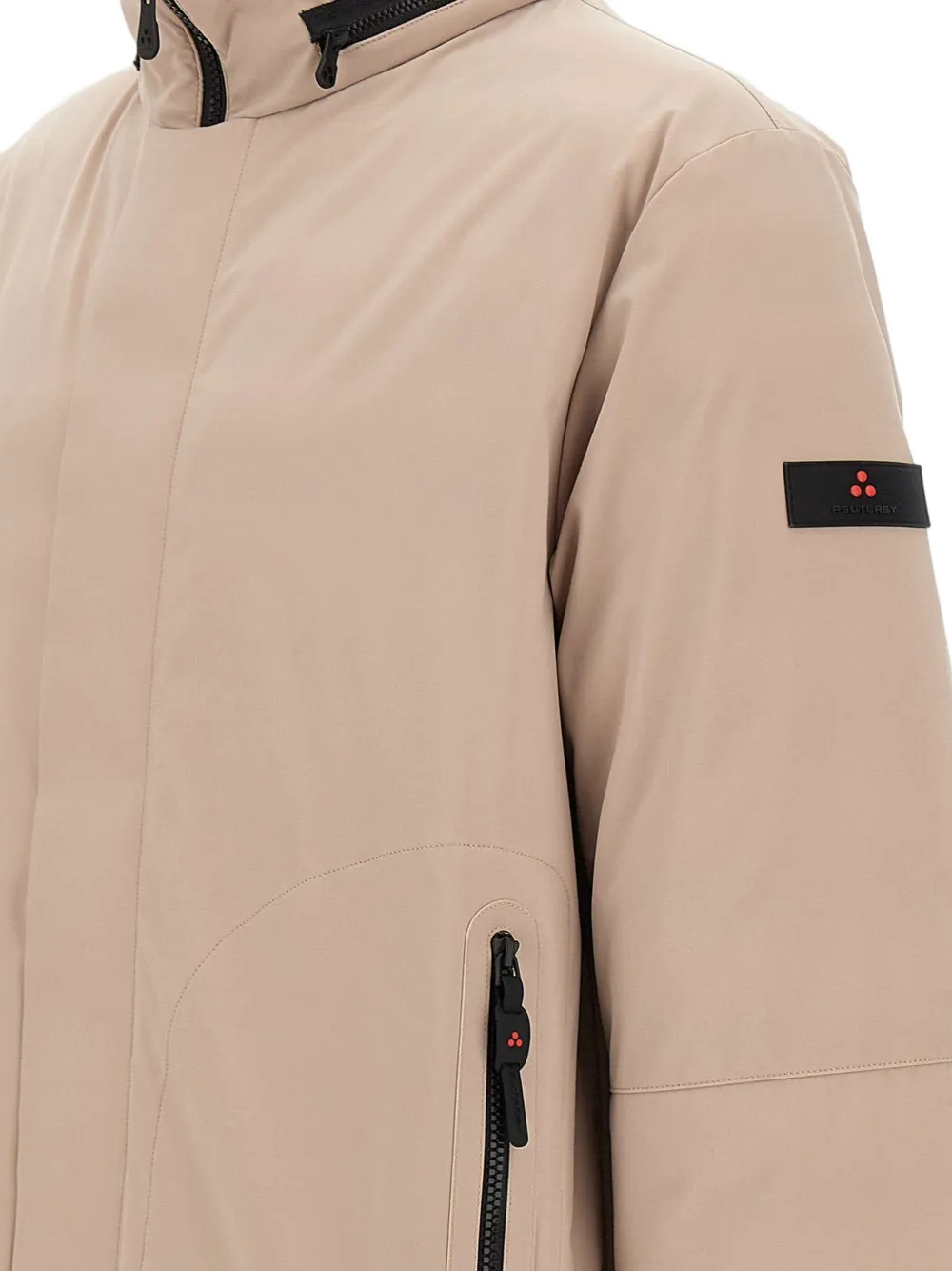 Peuterey zip-up parka Beige