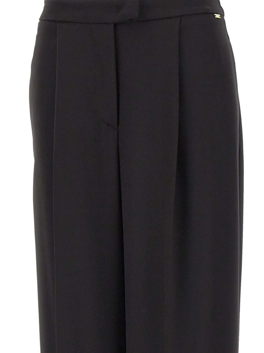kaos Broek met geplooide voorkant Zwart