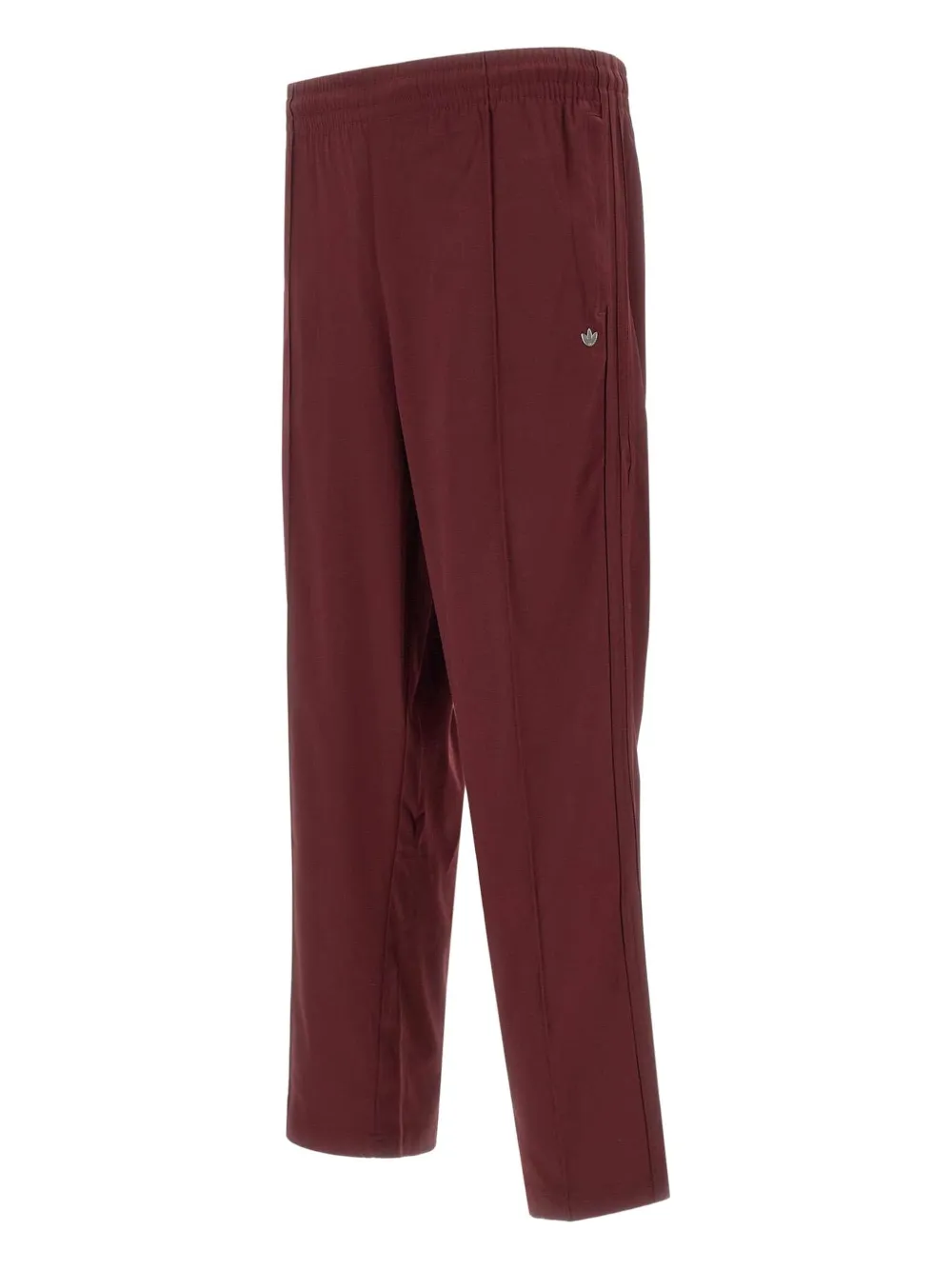 adidas side-stripe elasticated-waistband trousers Rood