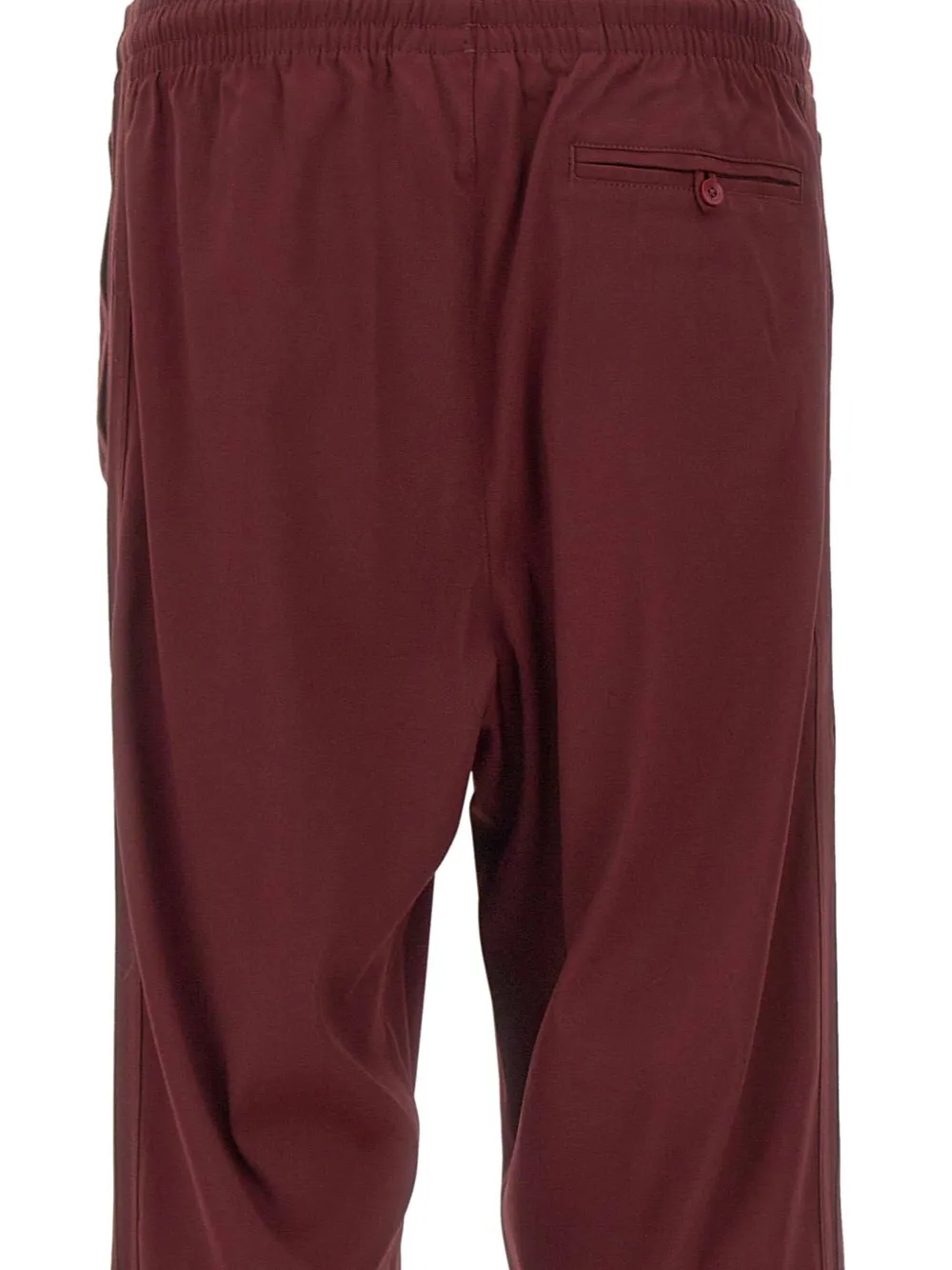 adidas side-stripe elasticated-waistband trousers Rood