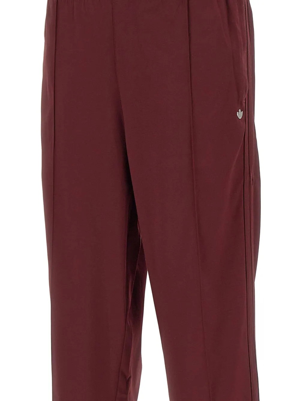 adidas side-stripe elasticated-waistband trousers Rood