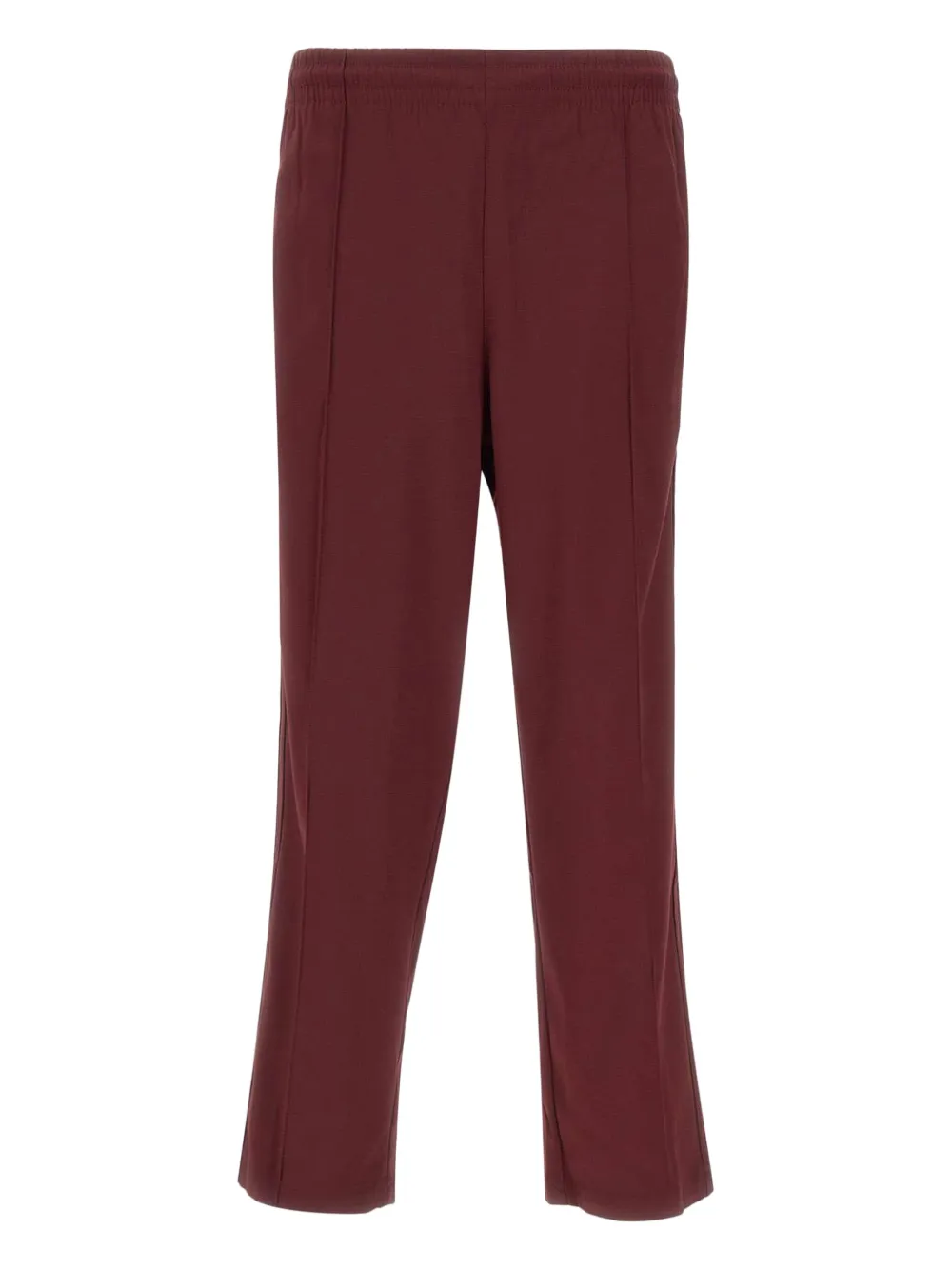 adidas side-stripe elasticated-waistband trousers | Red | Image 1