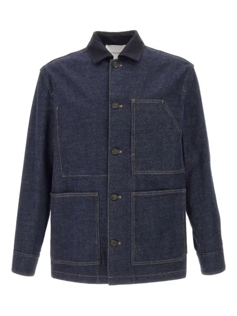 Paolo Pecora contrast-collar denim jacket