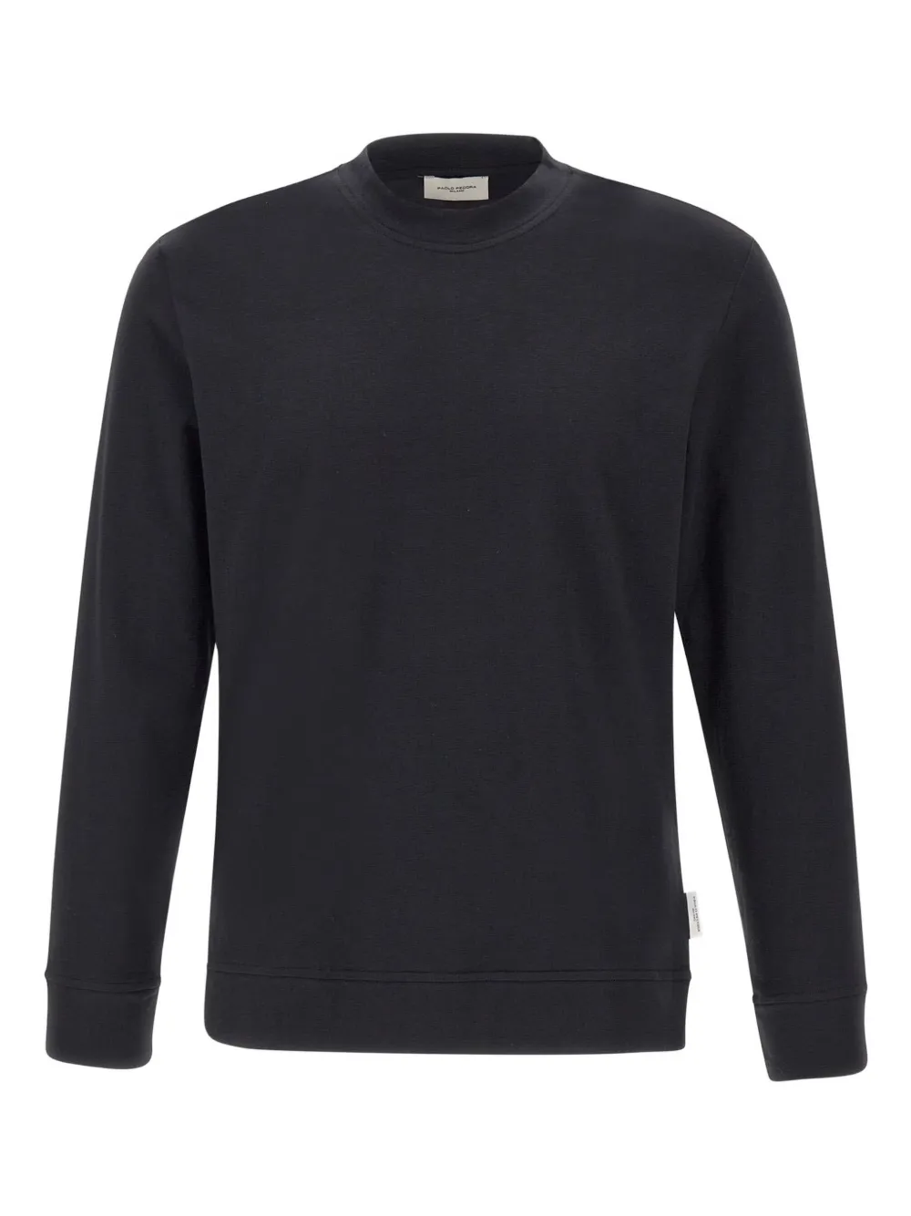 Paolo Pecora long-sleeve crew-neck sweater Zwart