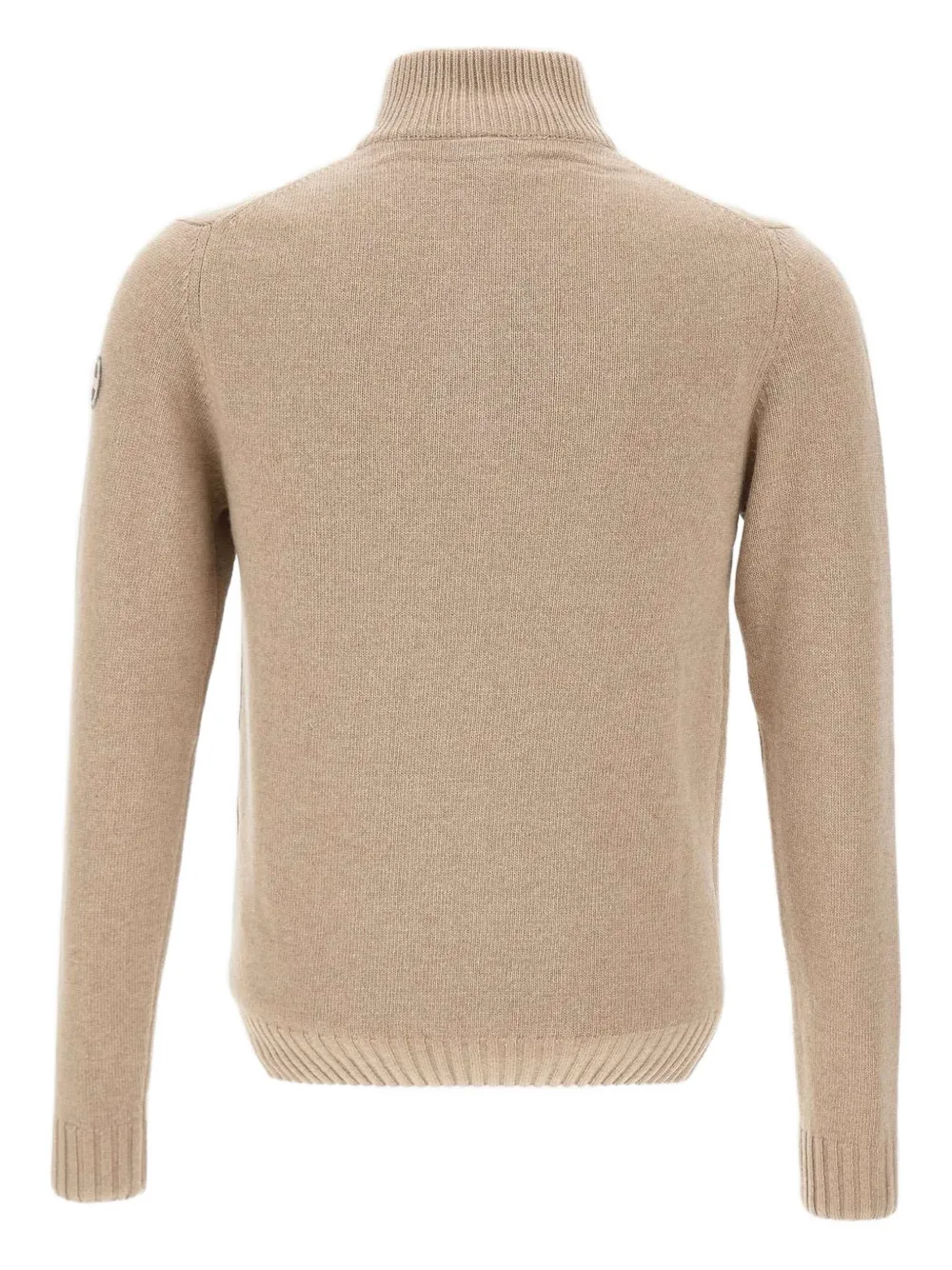 Colmar half-zip ribbed sweater - Beige