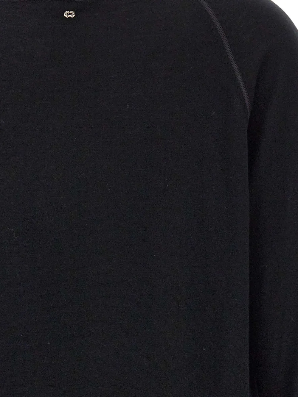 Elena Miro' Buttoned-cuff Sweater In Black