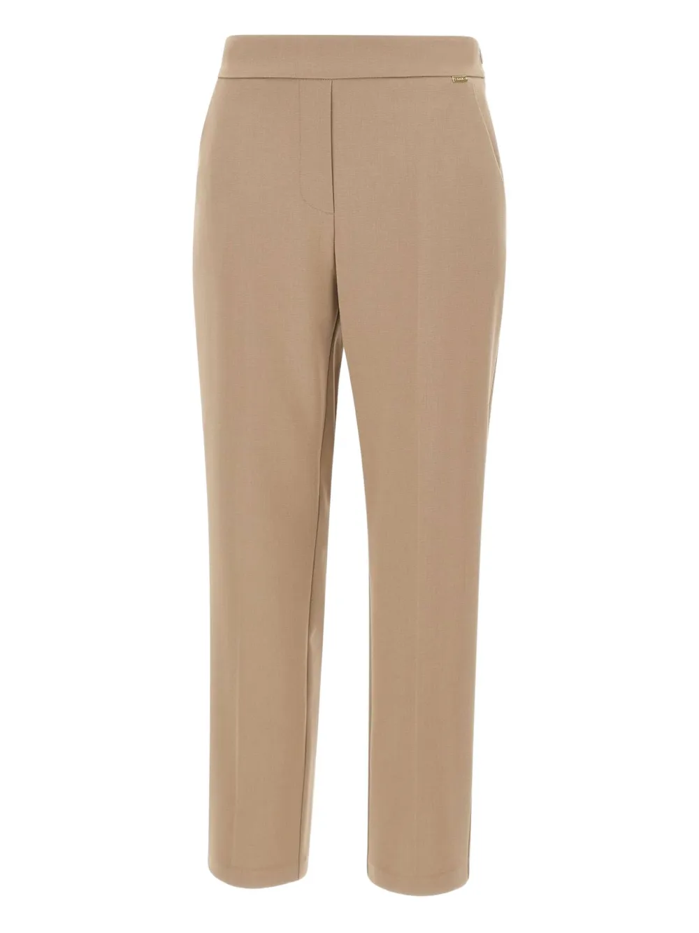 kaos elastic-waist pressed-crease trousers | Neutrals | Image 1