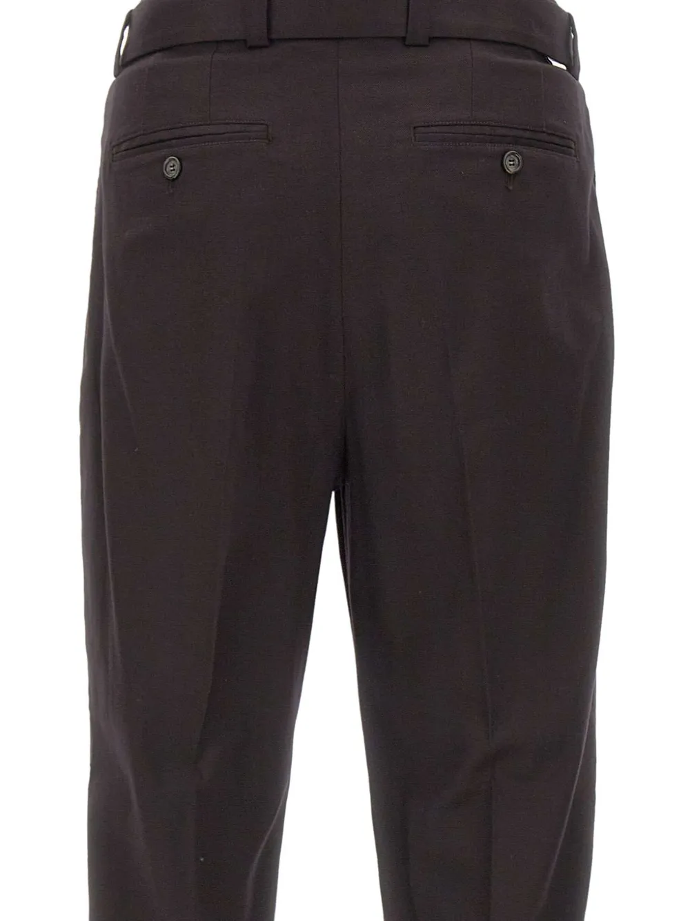 Paolo Pecora pleated belted trousers Bruin