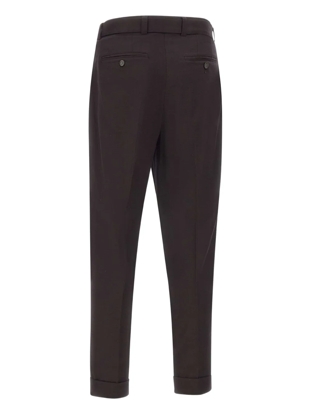 Paolo Pecora pleated belted trousers - Bruin