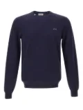 Sun68 crew-neck long-sleeve sweater - Blue