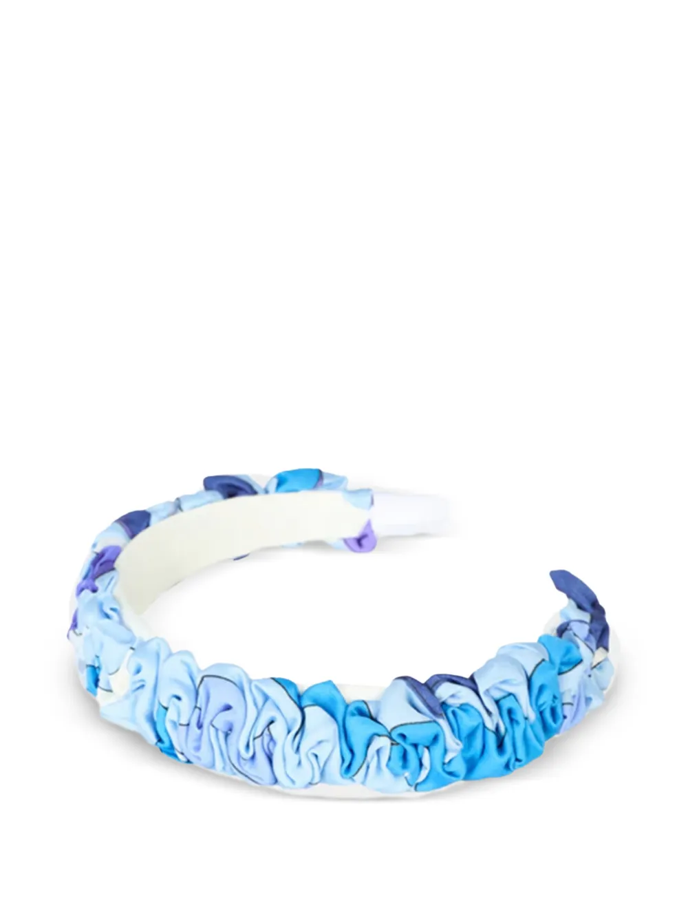 PUCCI Junior gathered headband - Blu