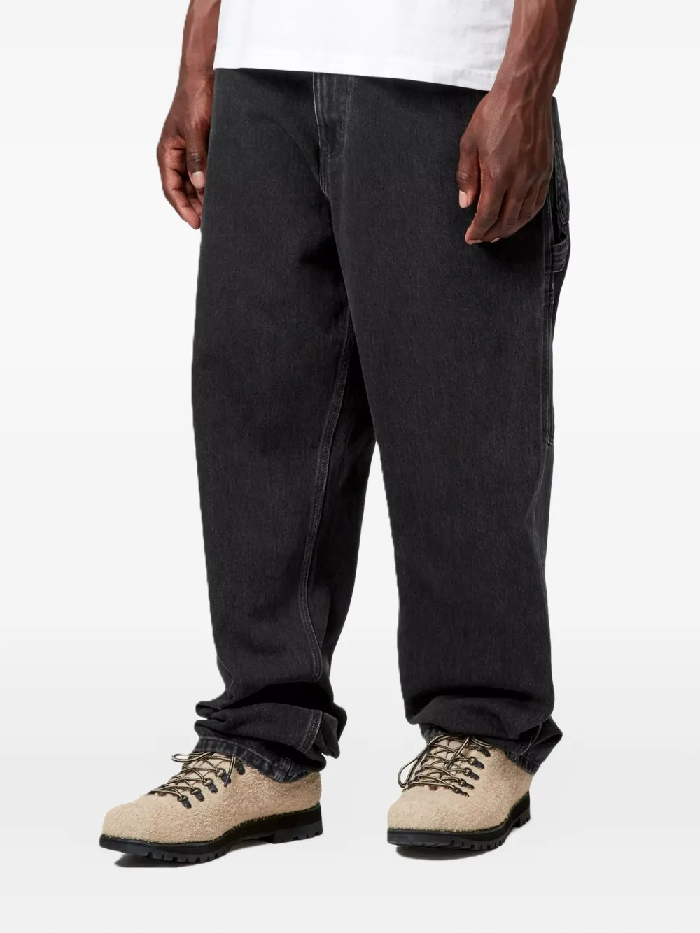 Carhartt WIP back-pocket belt-loops jeans - Zwart