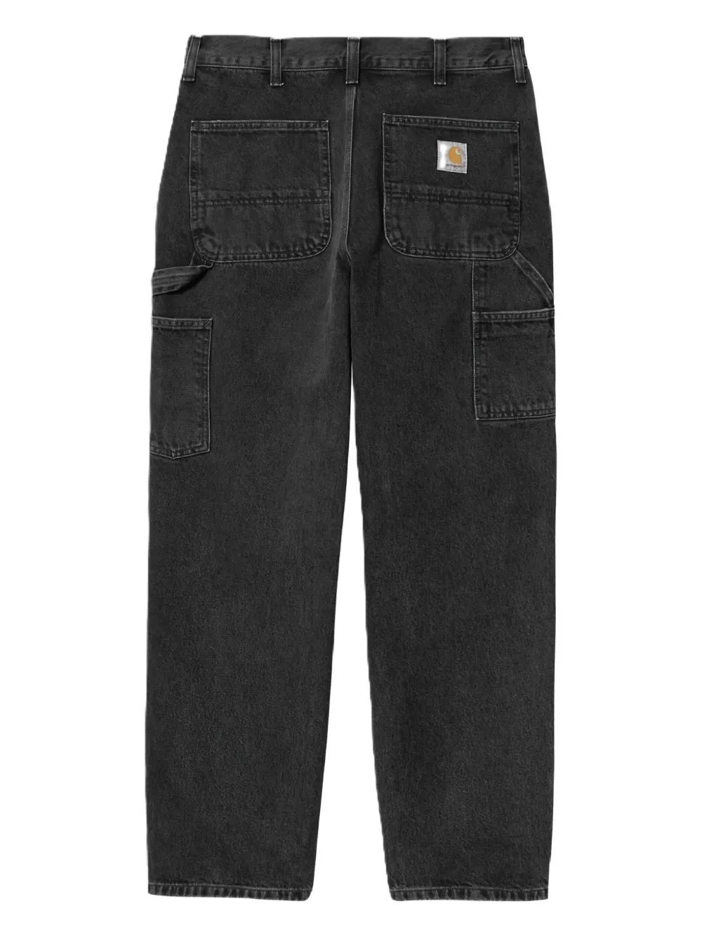 Carhartt WIP Jeans met riemlussen en achterzak Zwart