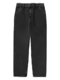 Carhartt WIP back-pocket belt-loops jeans - Black