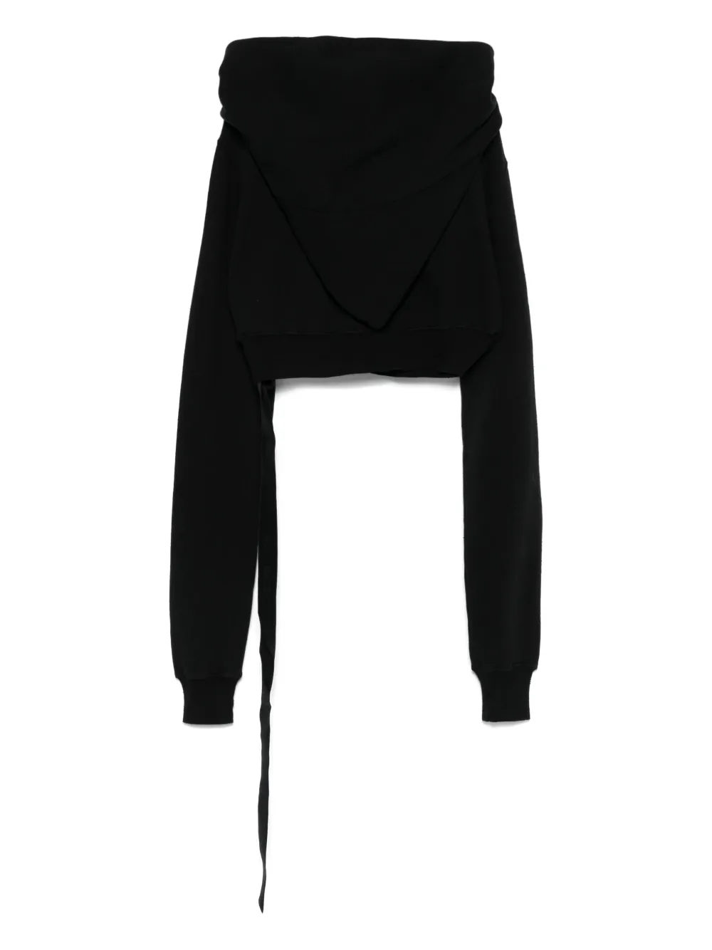 Rick Owens DRKSHDW Agasalho assimétrico drapeado com zíper | Moletom | Image 2