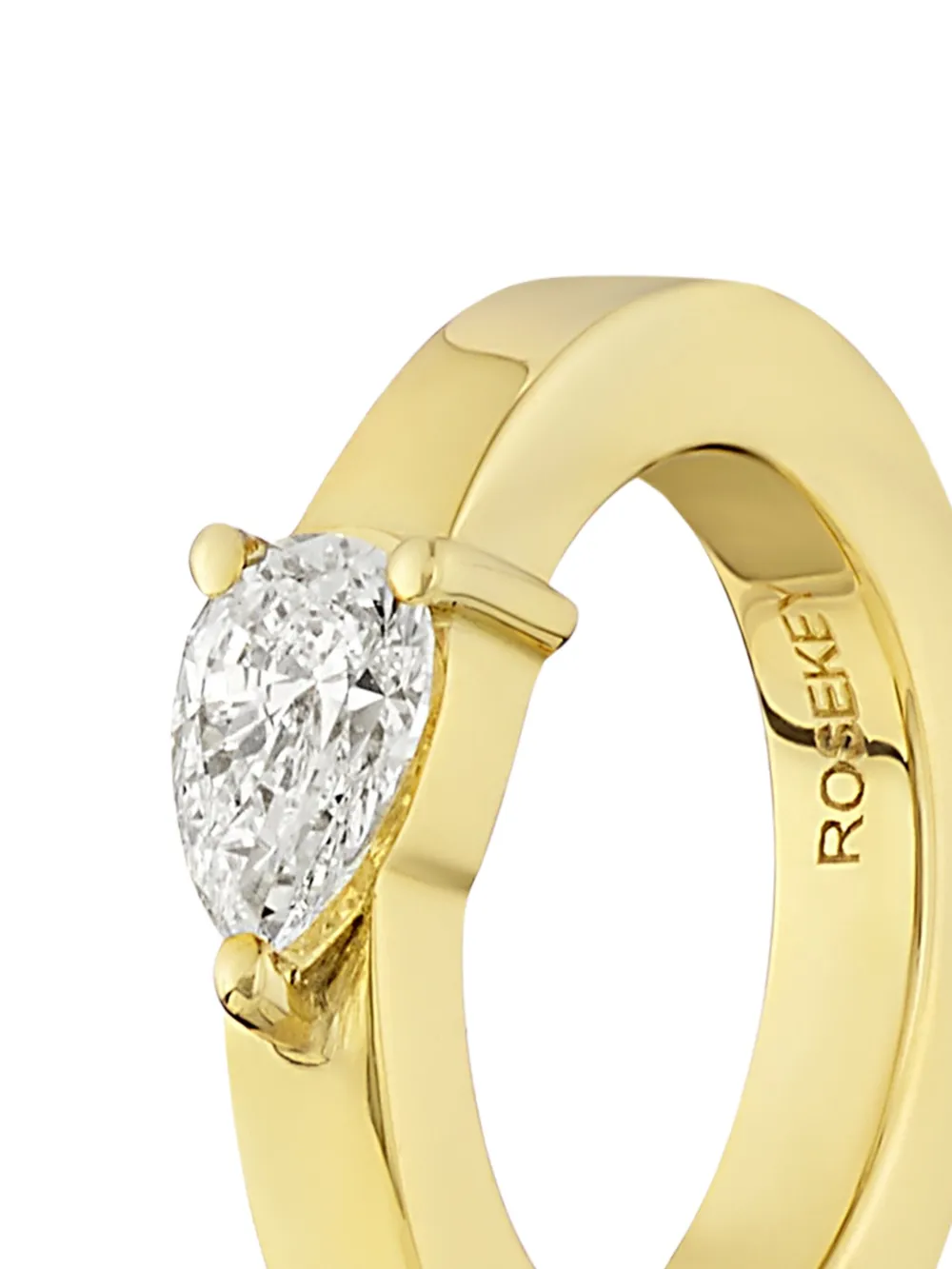  Rosekey 18k Yellow Gold Diamond Ear Cuff 